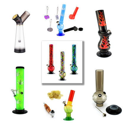 Acrylbong Silikonbong Bong Plastikbong Gummibong Wasserpfeife von bongrauch®