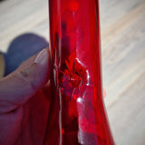 Acrylbong " Vase " rot (B-WARE)