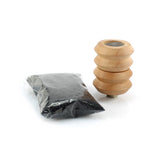 actiTube Turn On bowl Holzkopf mit Aktivkohle