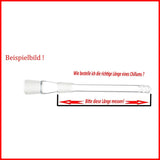 18,8er 13cm Slit Diffuser Adapter Chillum