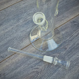 18,8er Glasbong " Hanfblatt " 42cm