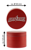 Super Heroes Grinder rot 4tlg. Ø 50mm