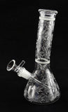 14,5er Glasbong " Hanfblatt "