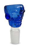 18,8er Glaskopf " Skull " in blau