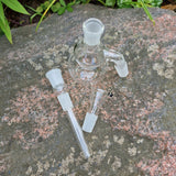 18.8er Vorkühler mit Chillum und Glaskopf