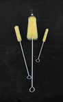 3 teiliges Bürsten Set für Chillum Bong Glasbong Glaskopf 18,8 und 14,5
