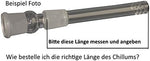 14,5er Diffuser Adapter Chillum 12 cm Diffuserkupplung