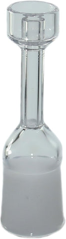 Glas Nagel Kopf aus Quarz für Öl-Bongs -weiblich- (Dabben-Ölrauch) Ø:18,8mm Glasbong
