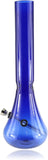 Acrylbong Vase mit Eisfach Alu Chillum und Alu Kopf Wasserpfeife Bong blau