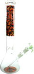 18,8er Glasbong Eisbong Bong mit Eisfach 