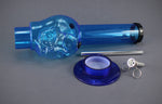 Acrylbong Skull mit Steckfix blau