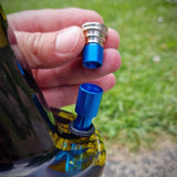 Alu Chillum mit Steckfix Lift Off 9 cm Ersatzchillum