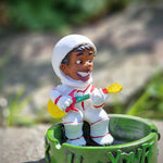 Aschenbecher Astronaut  mit Gitarre Hanfblatt Honeypuff