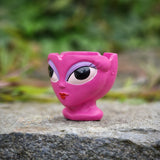 bongrauch Aschenbecher Ascher Ashtray Alien Außerirdisch Ufo Pink Alienfrau