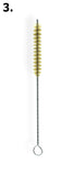 3 teiliges Bürsten Set für Chillum Bong Glasbong Glaskopf 18,8 und 14,5