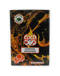 1Kg Coco Dud Shisha Kohle Hexagonal flach 20 x 50mm