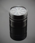 Alu Grinder schwarz Ø 50 mm 4 Teilig