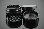 Alu Grinder schwarz Ø 50 mm 4 Teilig