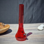 Acrylbong " Vase " rot (B-WARE)