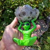 Alien Aschenbecher mit Meteor
