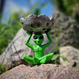 Alien Aschenbecher mit Meteor