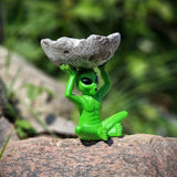 Alien Aschenbecher mit Meteor