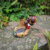 Rasta Aschenbecher Rasta Man mit Palmen und Joint Ashtray