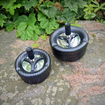 budawi-bongrauch-schleuderaschenbecher-aschenbecher-ascher-ashtray-forged-carbon-schwarz-silber-drehen-rauchen-tabak-edel-luxus