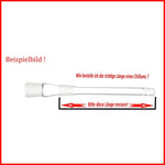 !!! 12,5er !!! Adapter Chillum Länge 8,5 cm