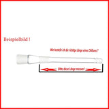 !!! 12,5er !!! Adapter Chillum Länge 8,5 cm