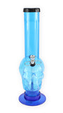 Acrylbong Skull mit Steckfix blau