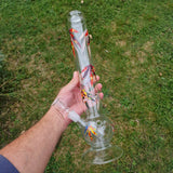 18,8er Glasbong Set | Chillum | Glaskopf | Bürste & Siebe