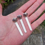 18,8er Glasbong Set | Chillum | Glaskopf | Bürste & Siebe