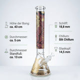 18,8er AMSTERDAM LIMITED EDITION VIKING BONG 43CM