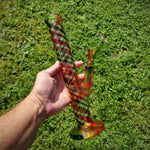 14,5er Glasbong " colorful stripes " 30cm