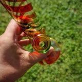 14,5er Glasbong " colorful stripes " 30cm