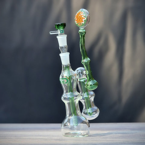18,8er Glasbong Grace Glass " Green Trip "