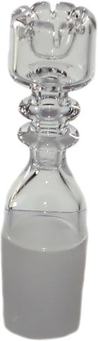 Glasnagel Kopf aus Quarz für Bongs -männlich- (Dabben-Ölrauch) Ø:18,8mm Glasbong