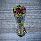 Acrylbong Graffiti Skull Totenkopf bunt