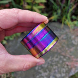 Alu Grinder Metall bunt eloxiert Regenbogen Farben Ø 50 mm