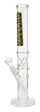 14,5er Psycho Glasbong 35 cm mit Kickloch