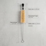 Rostfreie Bürste mit Pinsel konisch 30 cm
