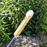 Rostfreie Bürste 26 cm mit Wollkopf