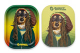Rolling Tray Rastafari Dog mit Magnet-Cover