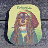 Rolling Tray Rastafari Dog mit Magnet-Cover