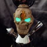 Shisha Glow in the Dark Skull " Basilisk "