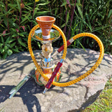 Shisha Glow in the Dark Skull " Basilisk "