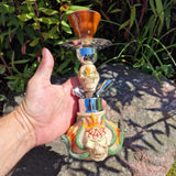 Shisha Glow in the Dark Skull " Basilisk "