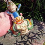 Shisha Glow in the Dark Skull " Basilisk "