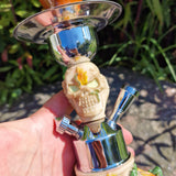 Shisha Glow in the Dark Skull " Basilisk "